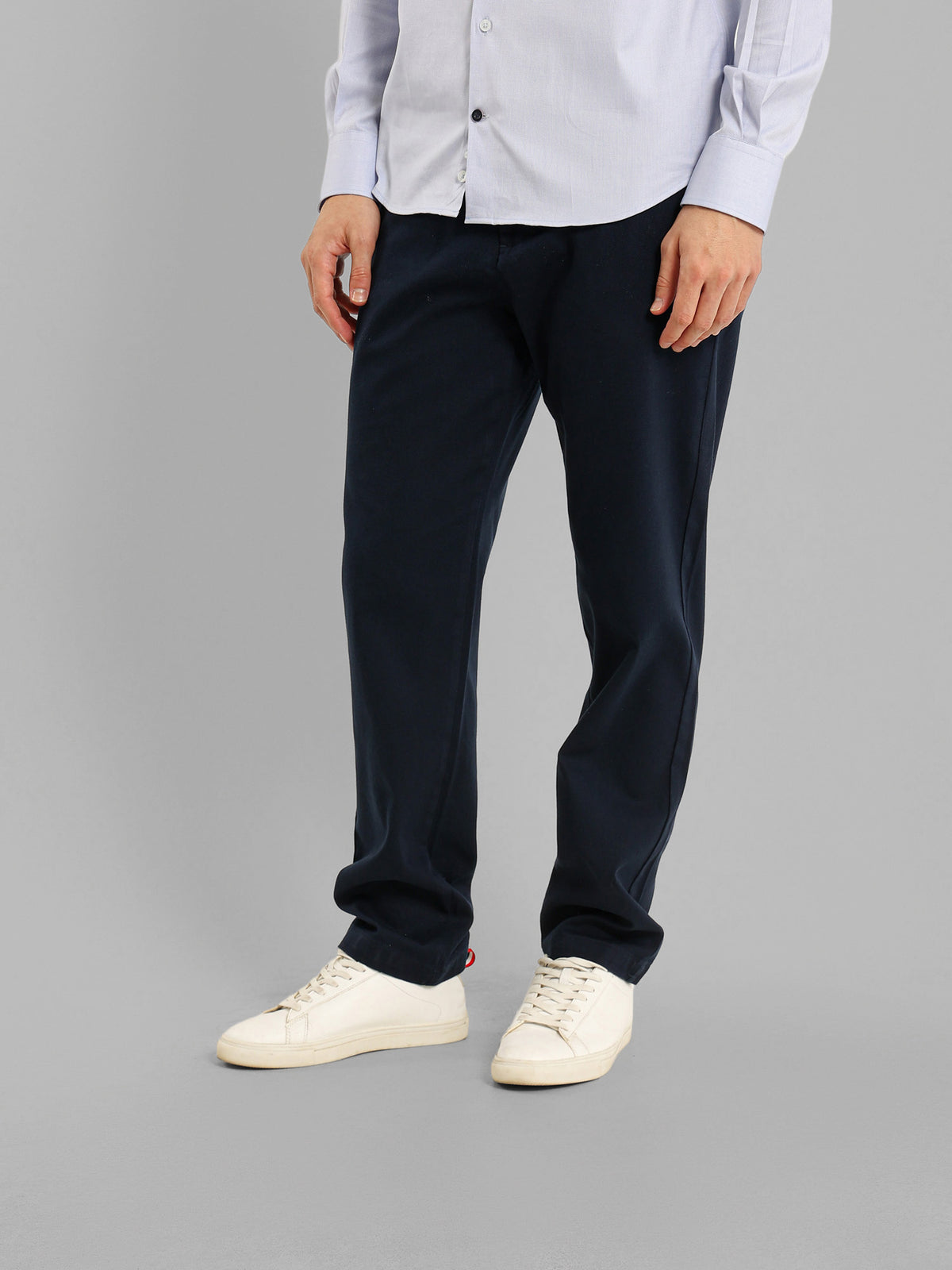 Basic Casual Pique Flat Pocket Pants