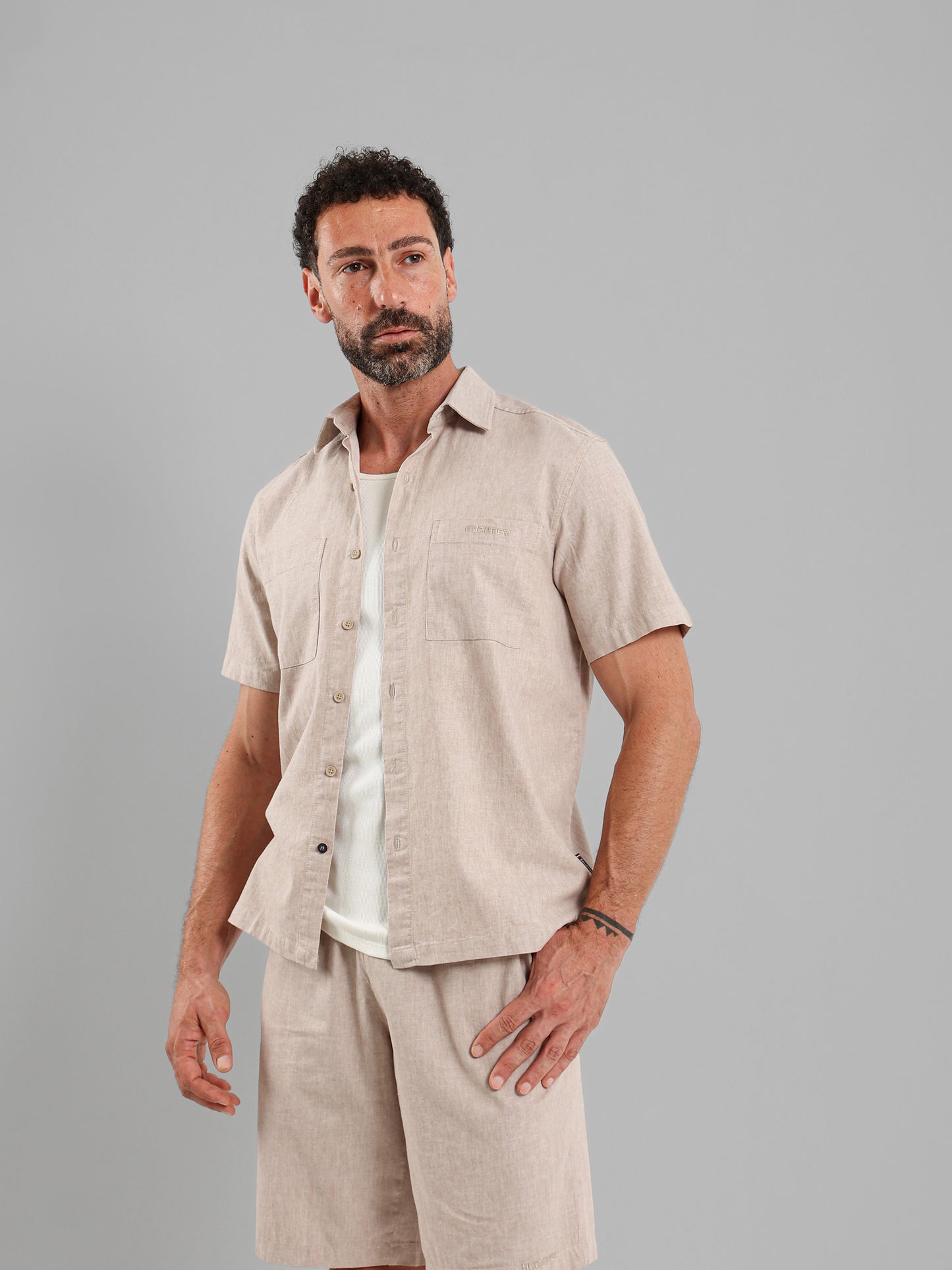Chest Patch Pockets Shirt