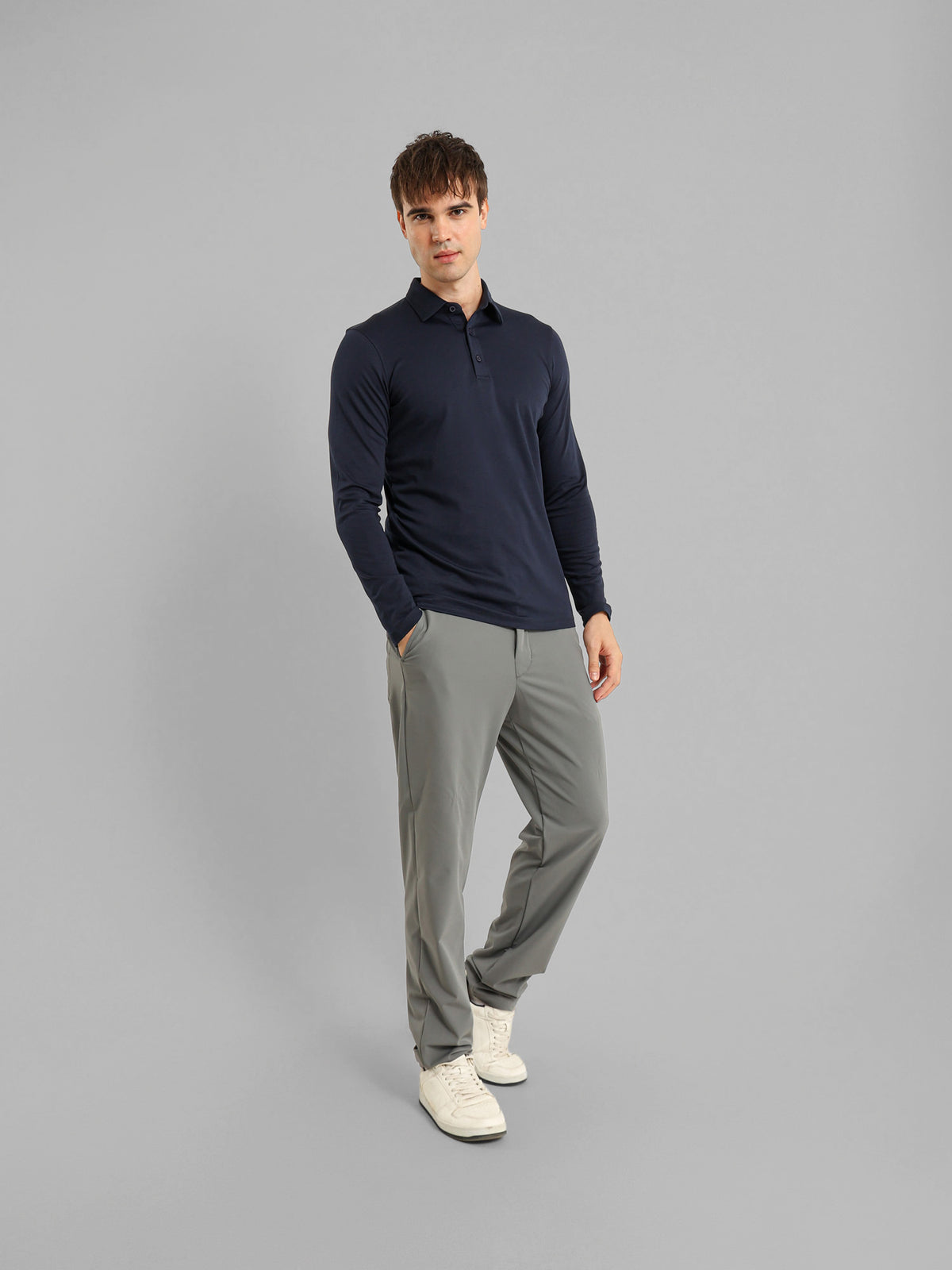 Long Sleeve Polo Shirt