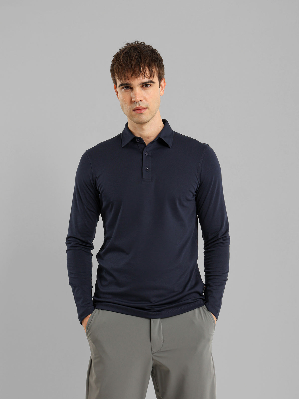 Long Sleeve Polo Shirt