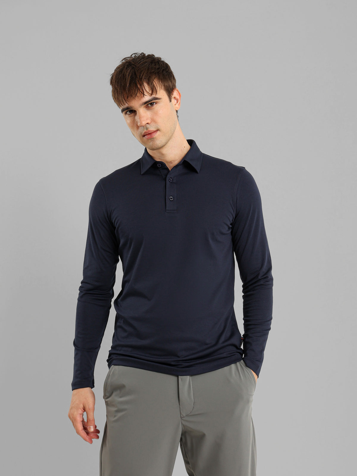 Long Sleeve Polo Shirt