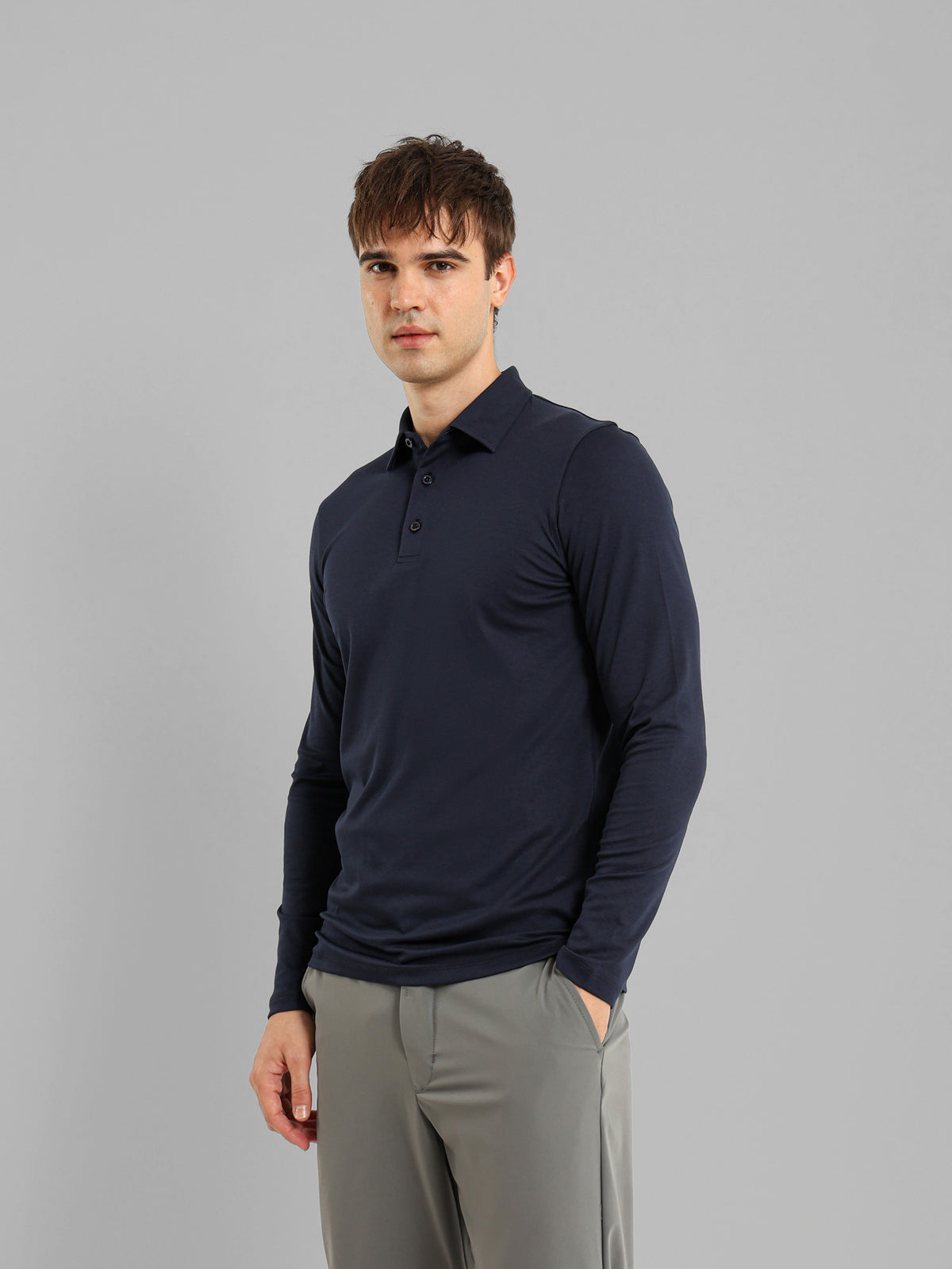 Long Sleeve Polo Shirt