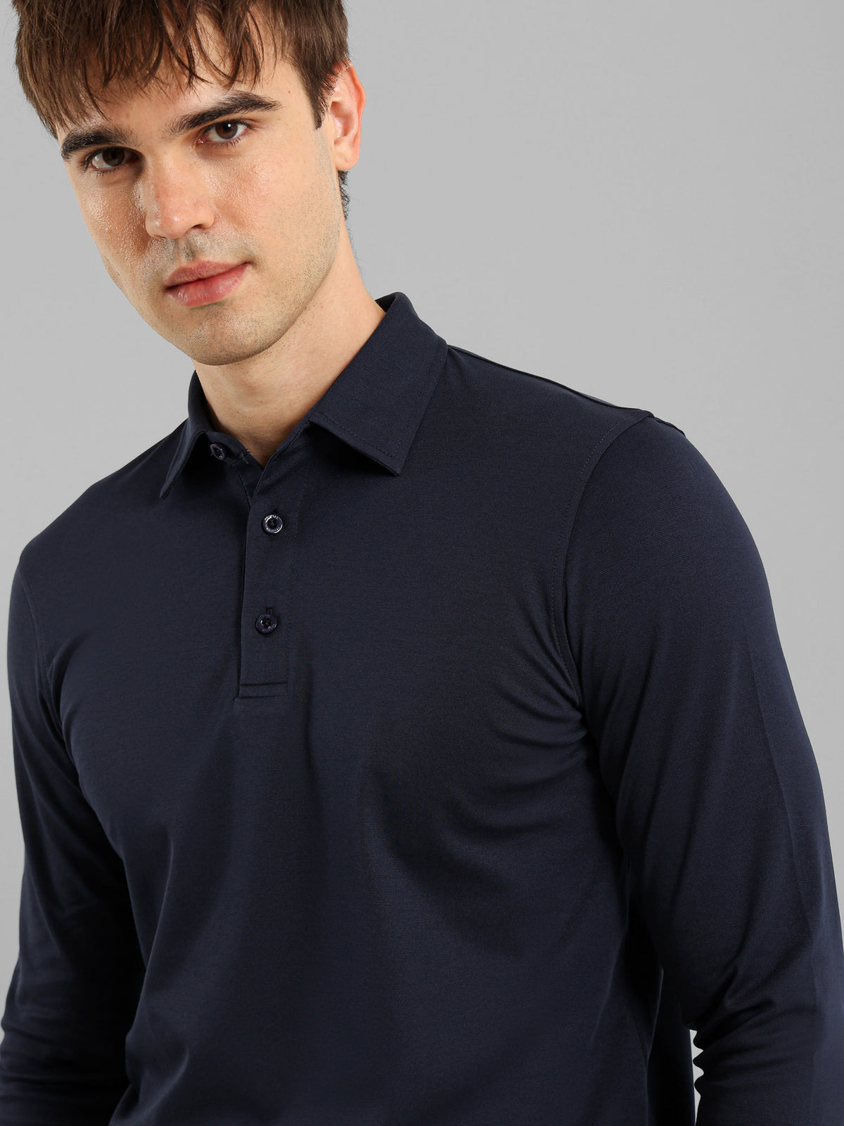 Long Sleeve Polo Shirt