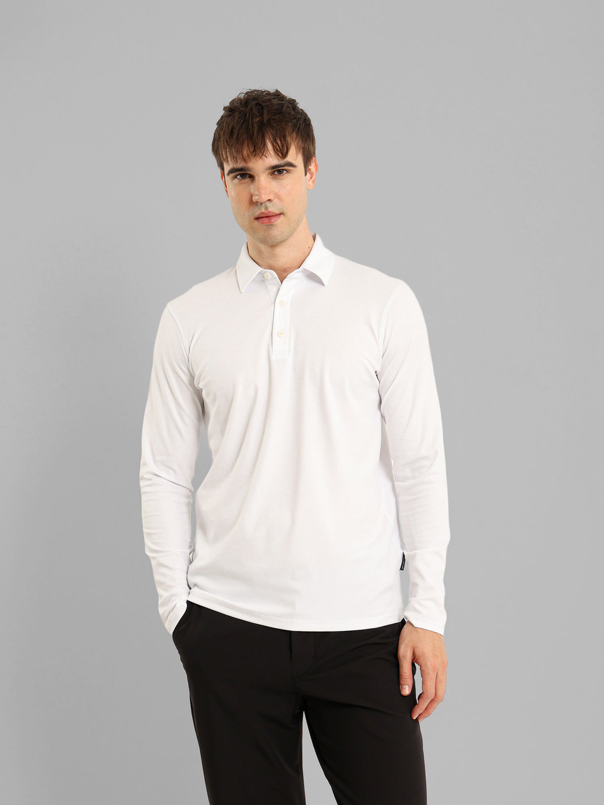 Long Sleeve Polo Shirt