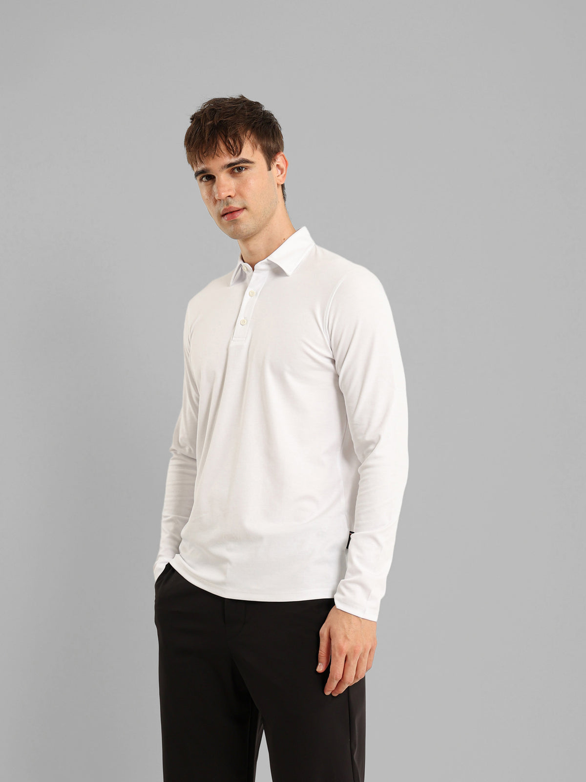 Long Sleeve Polo Shirt
