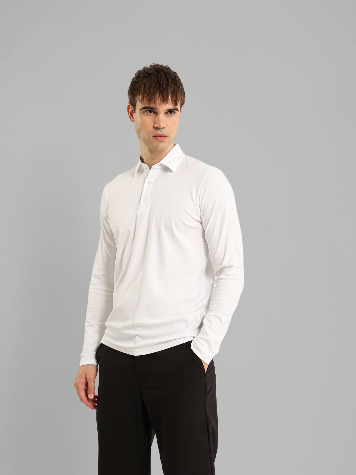 Long Sleeve Polo Shirt