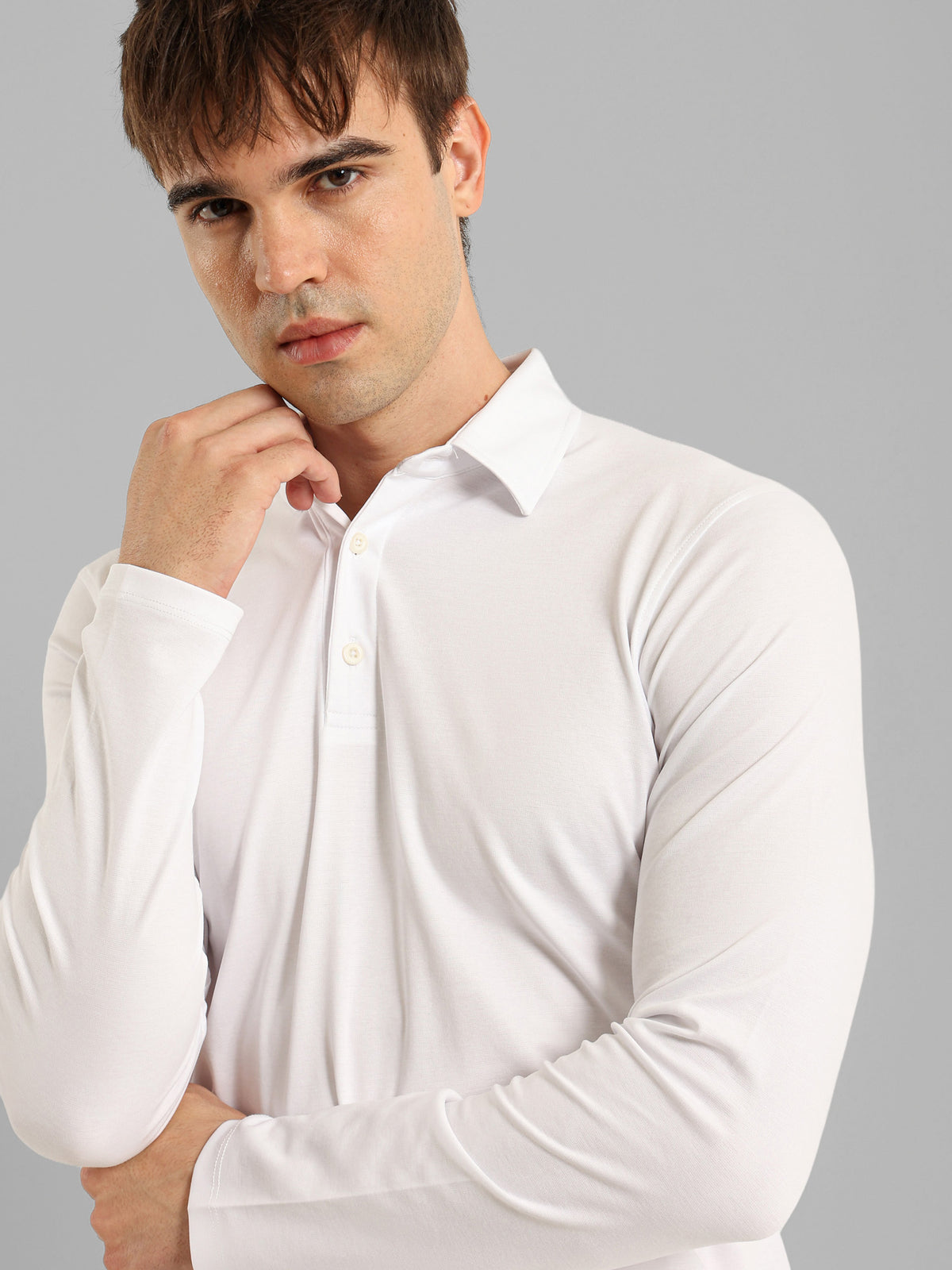 Long Sleeve Polo Shirt