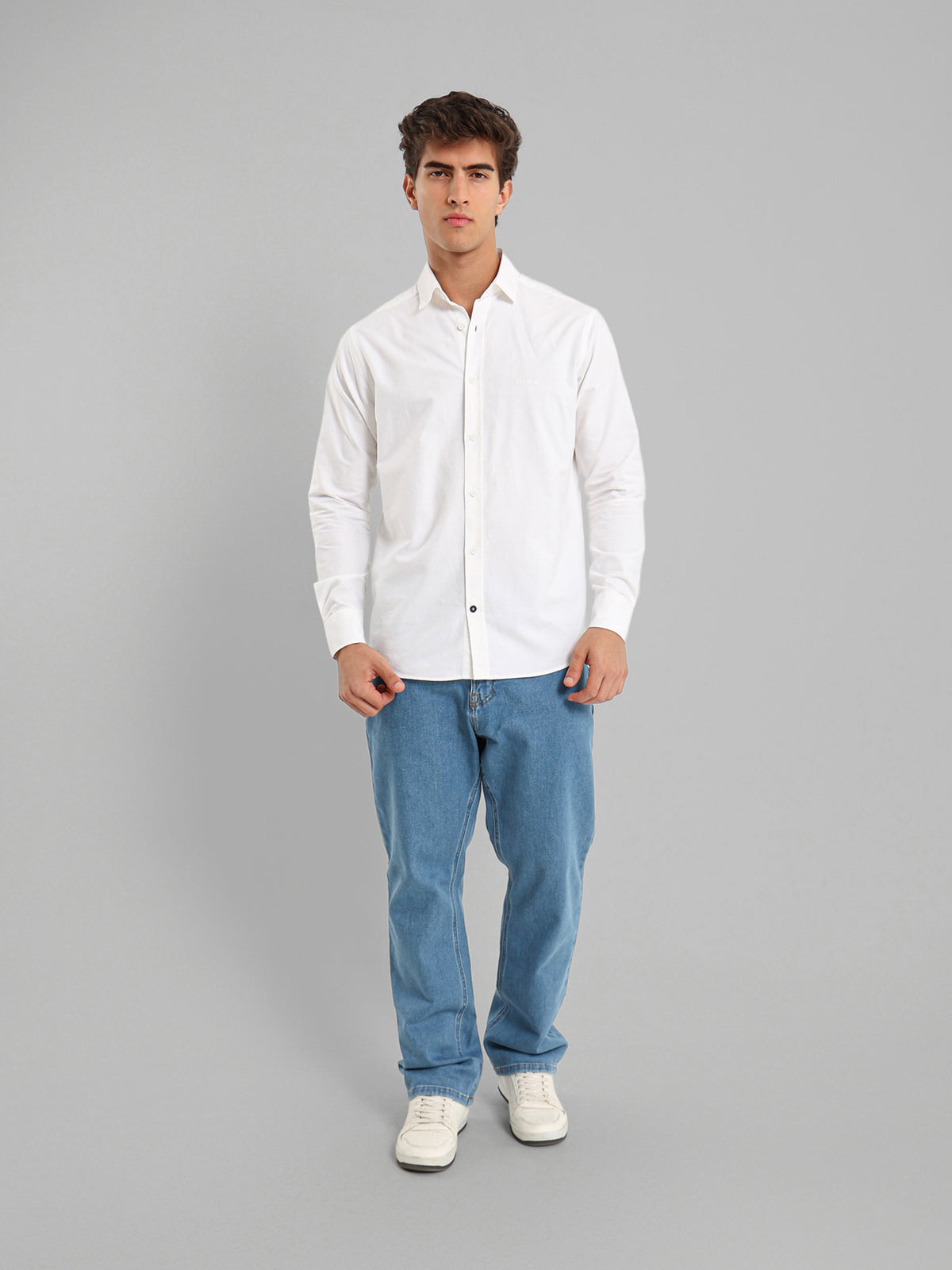 Kent Collar Brushed Oxford Shirt