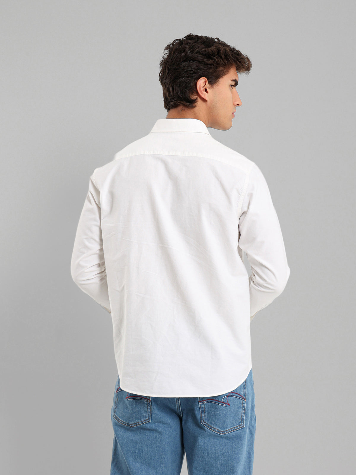 Kent Collar Brushed Oxford Shirt