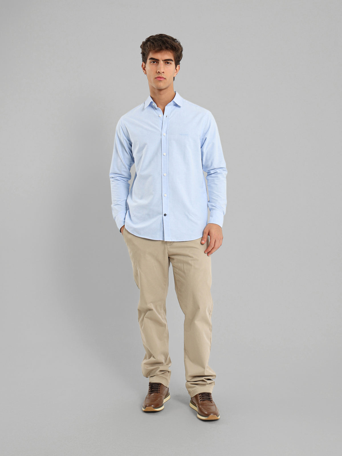 Kent Collar Brushed Oxford Shirt
