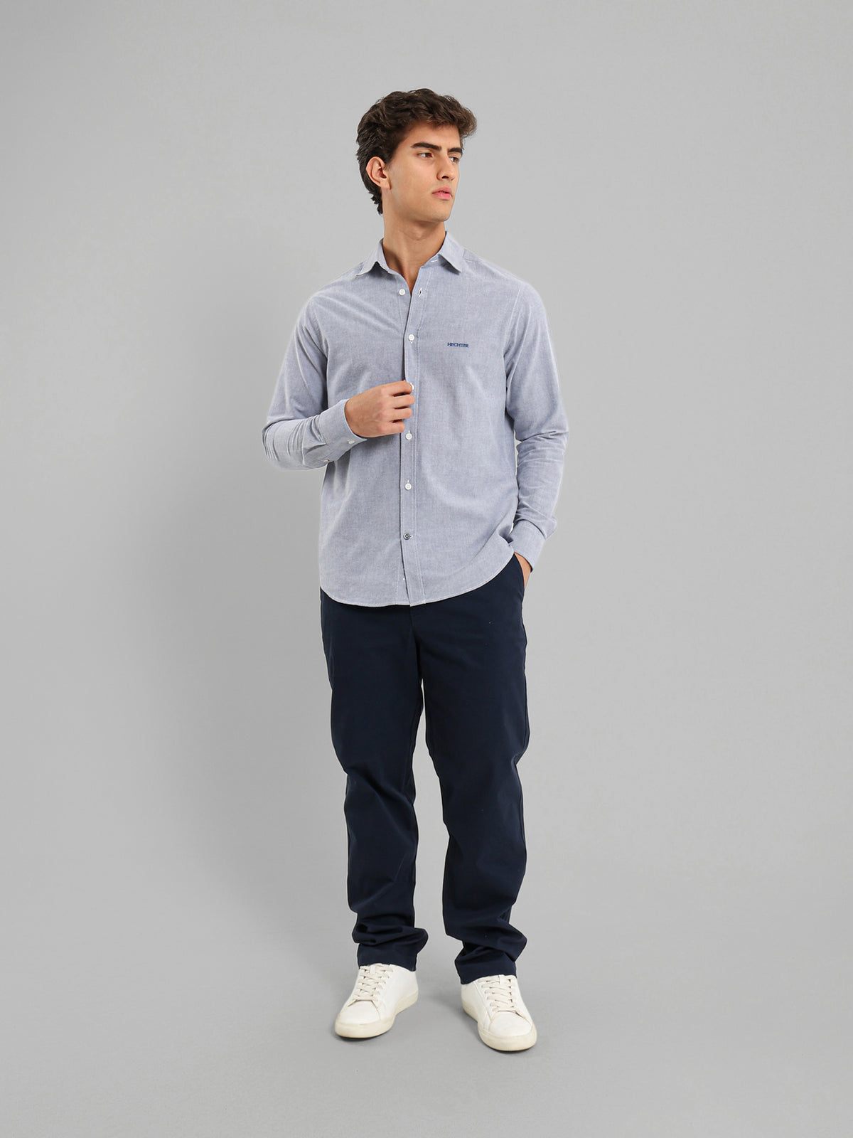 Kent Collar Brushed Oxford Shirt