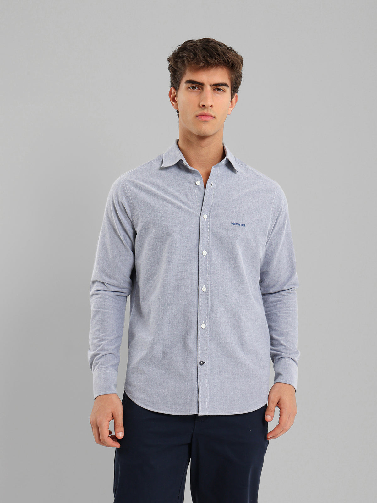 Kent Collar Brushed Oxford Shirt