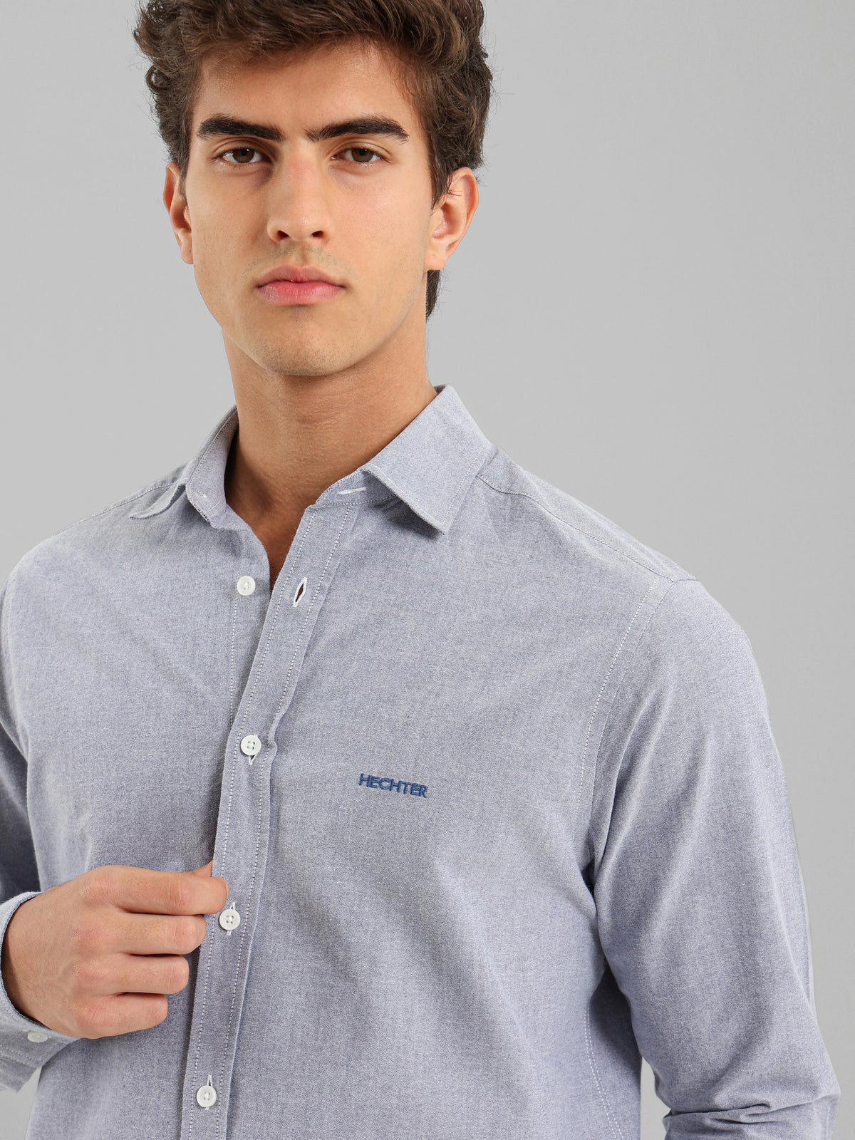 Kent Collar Brushed Oxford Shirt
