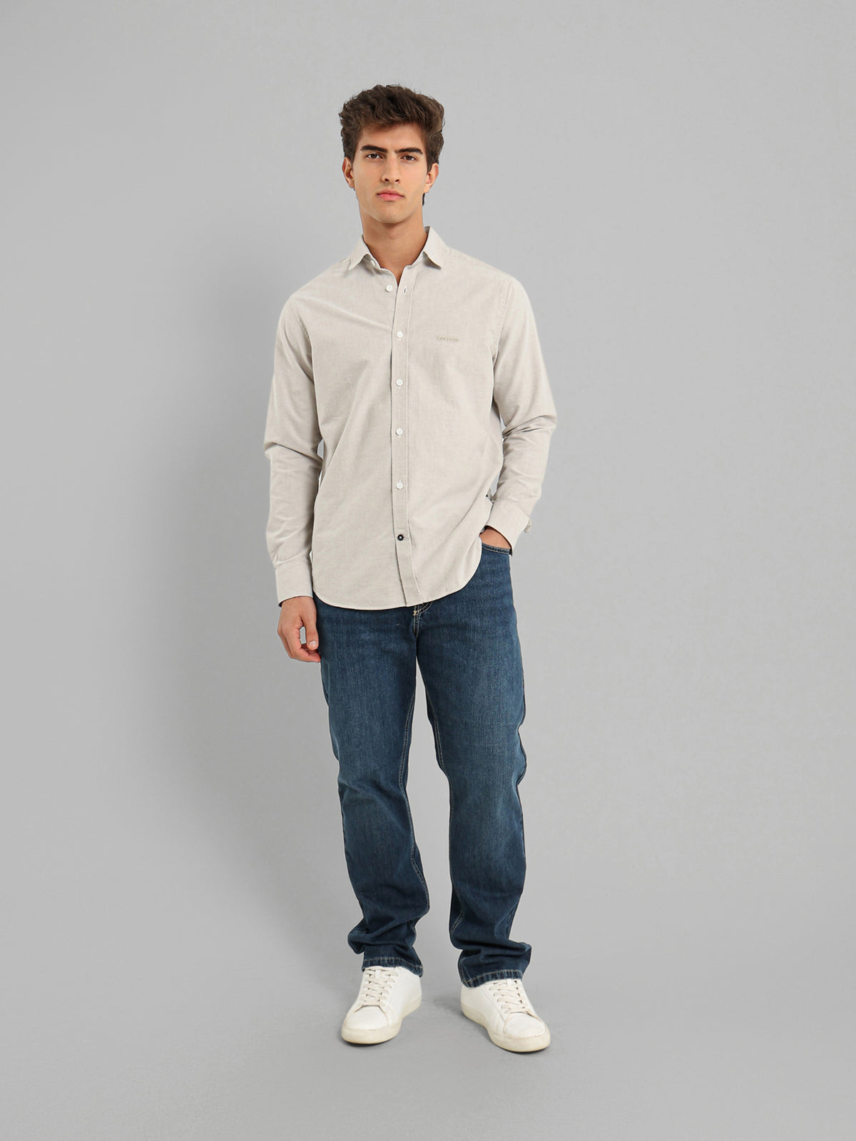 Kent Collar Brushed Oxford Shirt