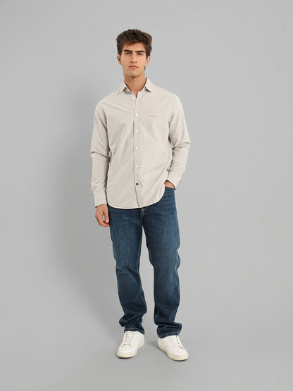 Kent Collar Brushed Oxford Shirt