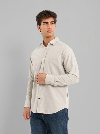 Kent Collar Brushed Oxford Shirt