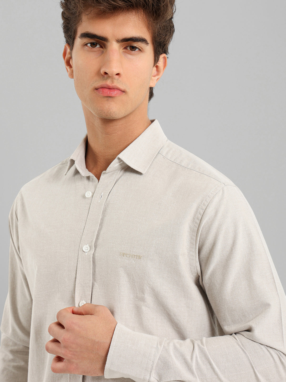 Kent Collar Brushed Oxford Shirt