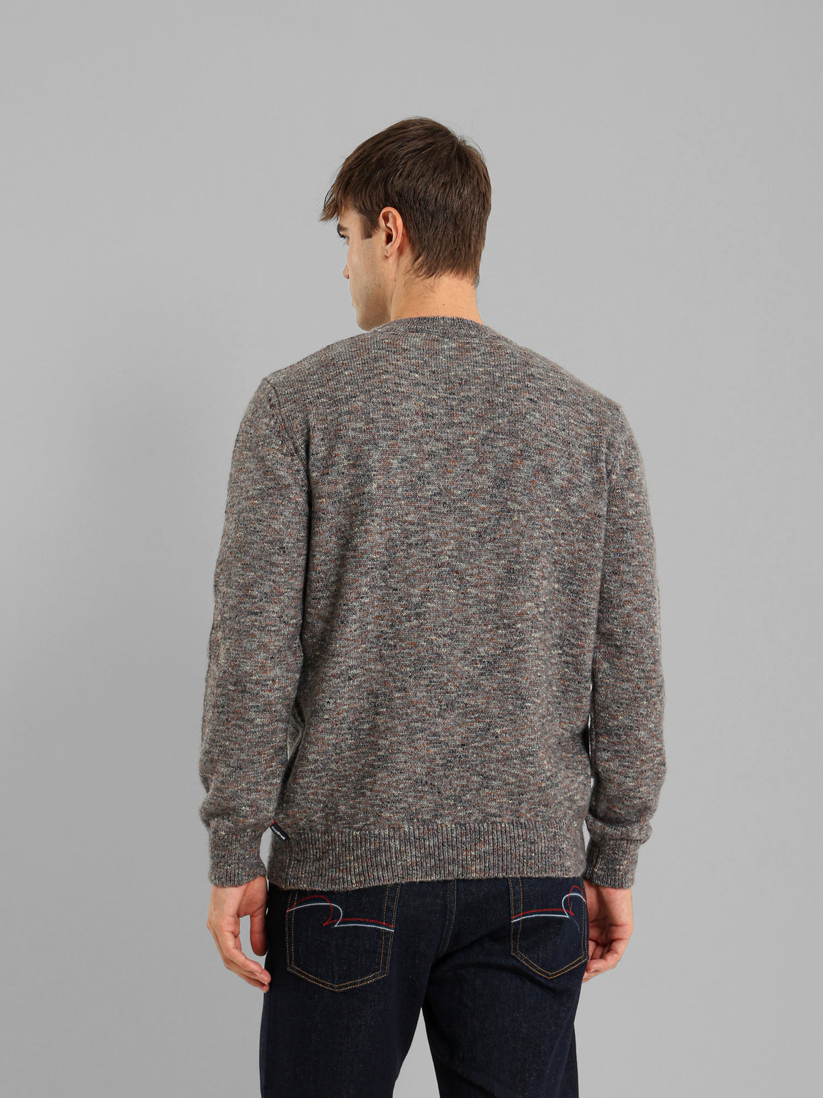 Round Neck Structured Pullover