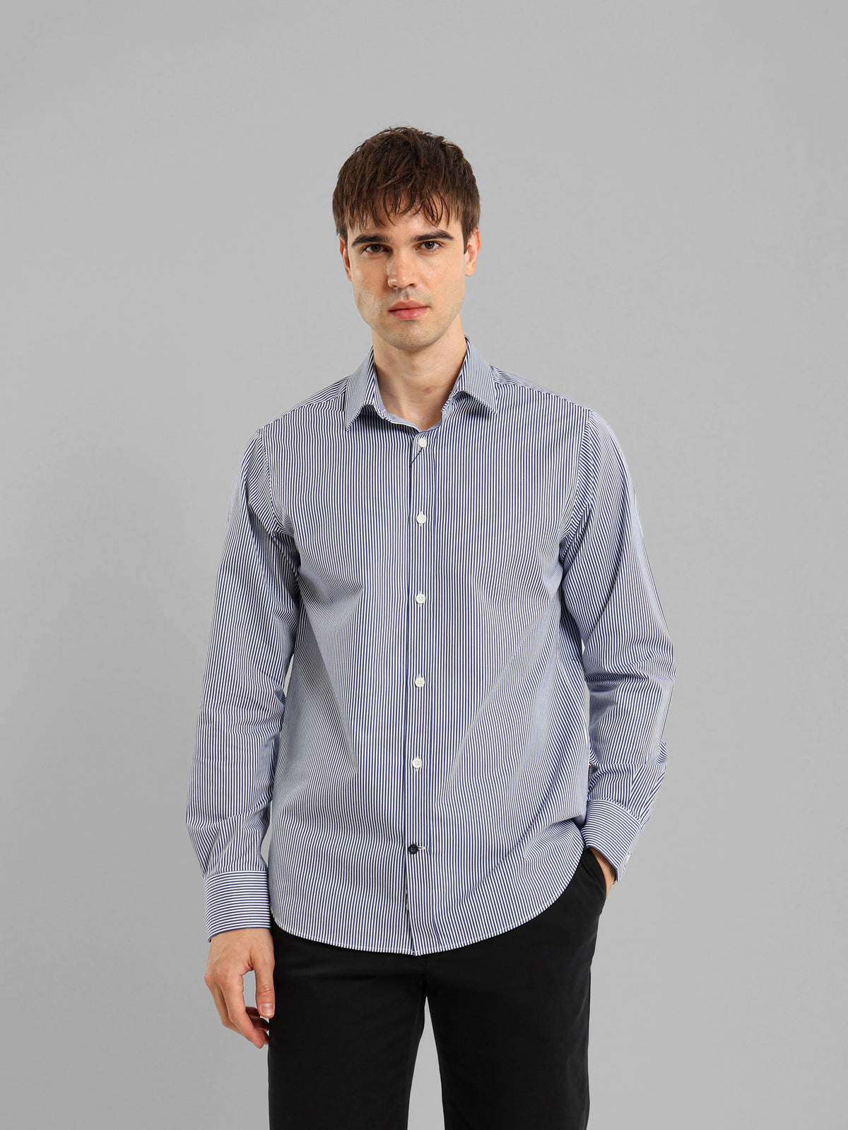Kent Collar Twill Shirt