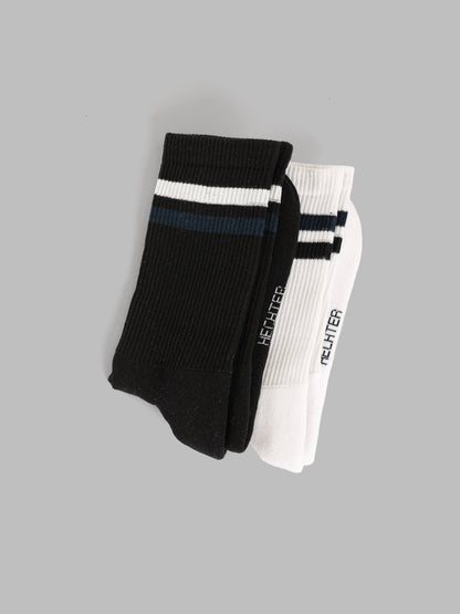 Crew Socks with Cushioned Soles 2 Pack