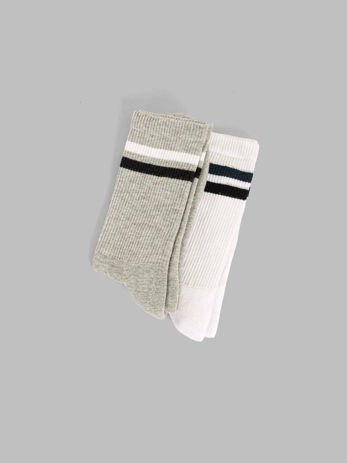 Crew Socks with Cushioned Soles 2 Pack