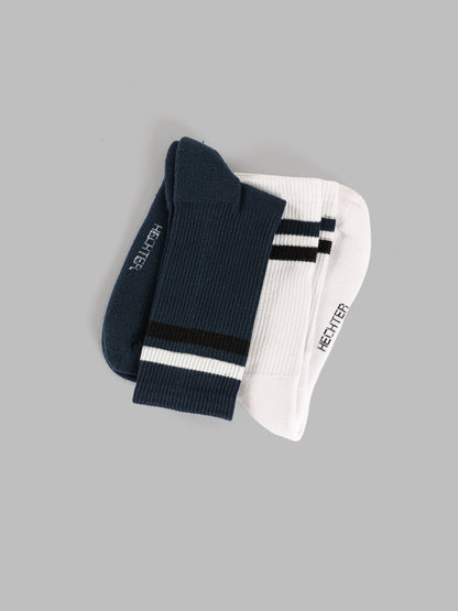 Crew Socks with Cushioned Soles 2 Pack