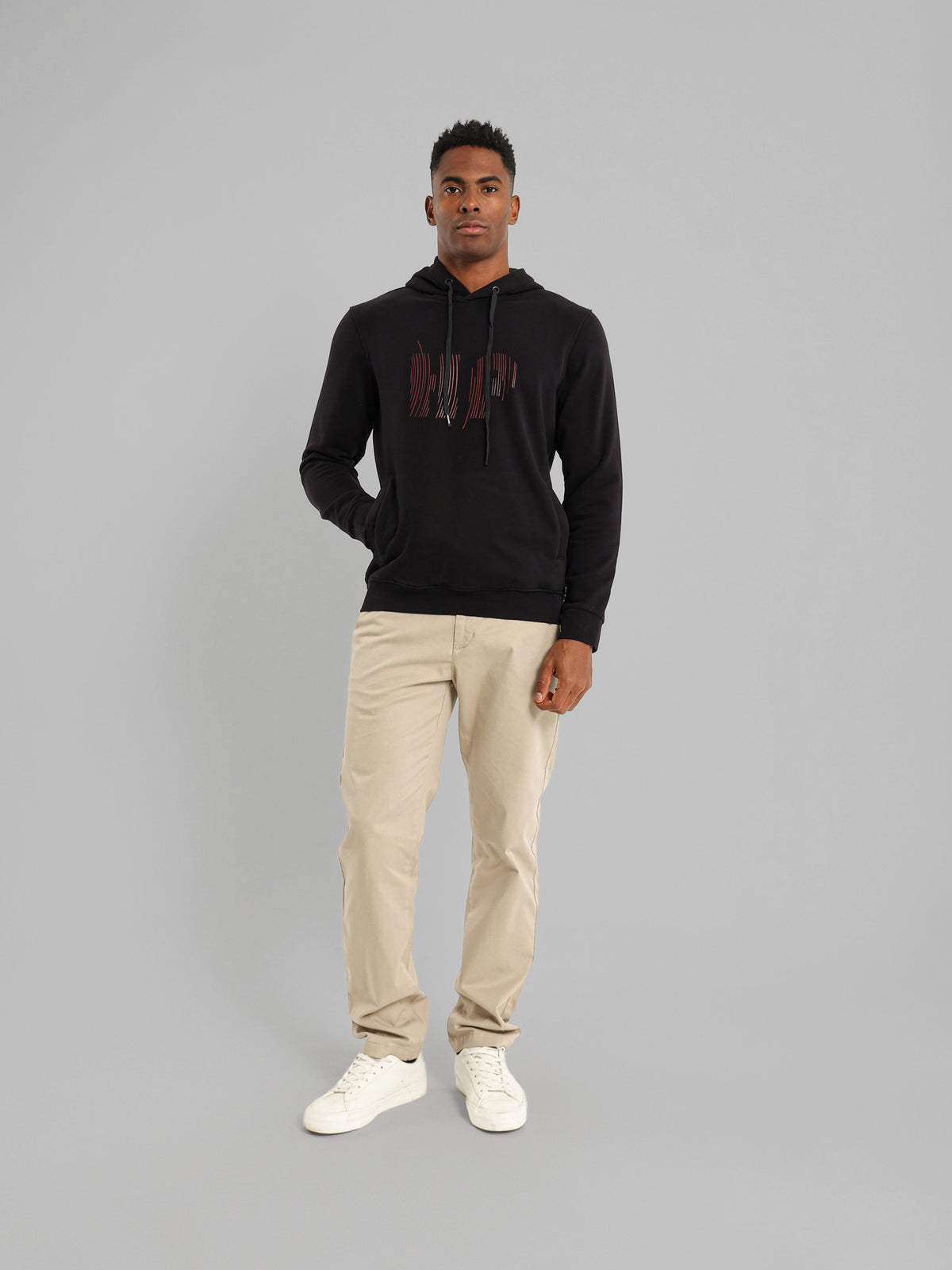 Printed Hoodie Sweatshirt