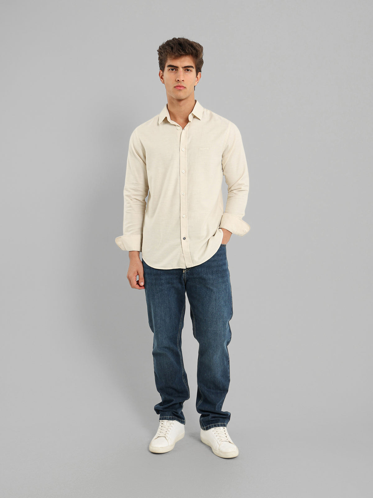 Kent Collar Long Sleeve Shirt