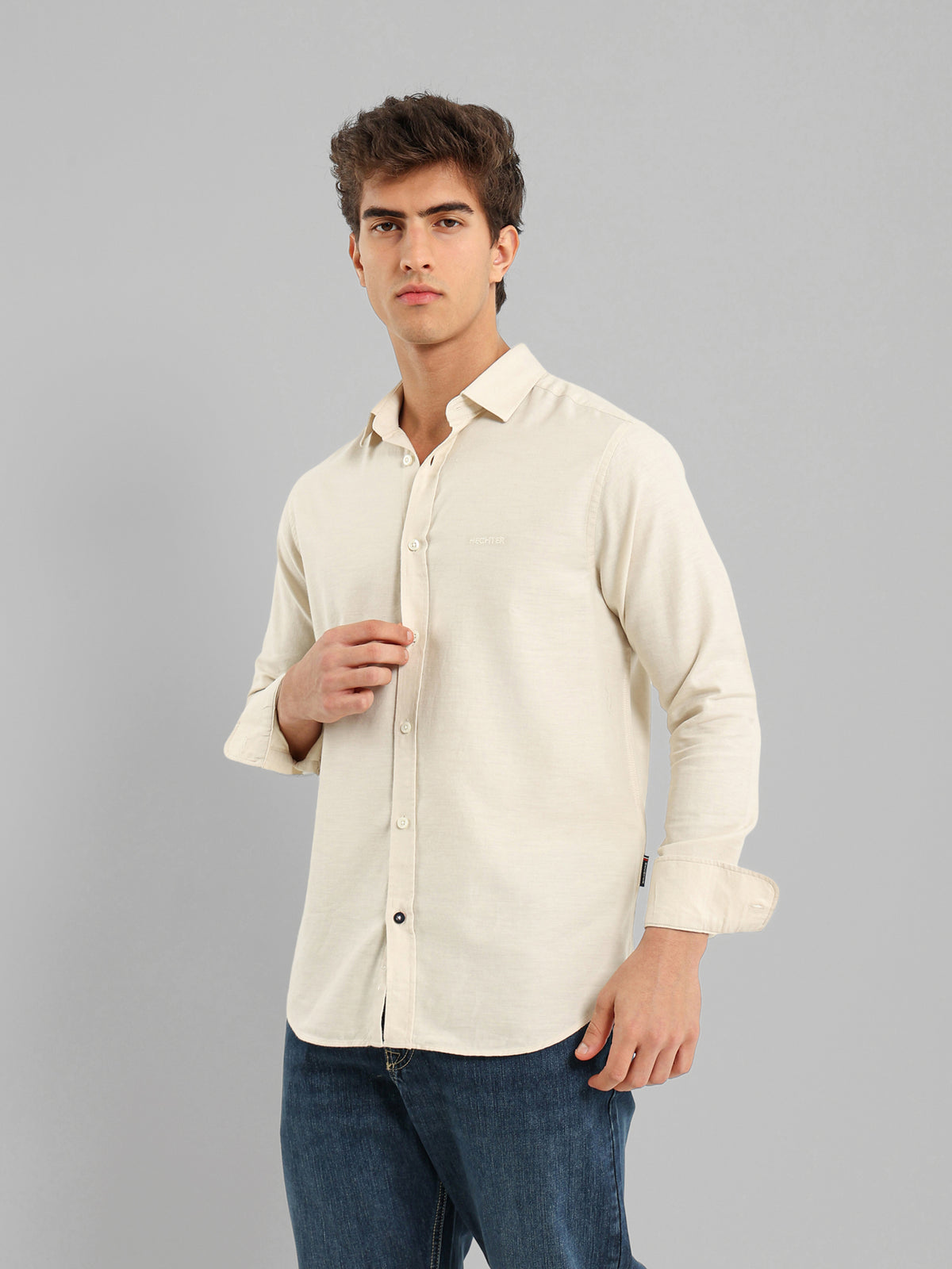 Kent Collar Long Sleeve Shirt