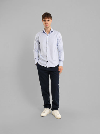 Kent Collar Shirt with French Placket