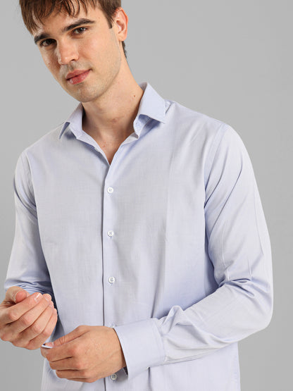 Kent Collar Shirt with French Placket