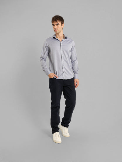 Kent Collar Shirt with French Placket