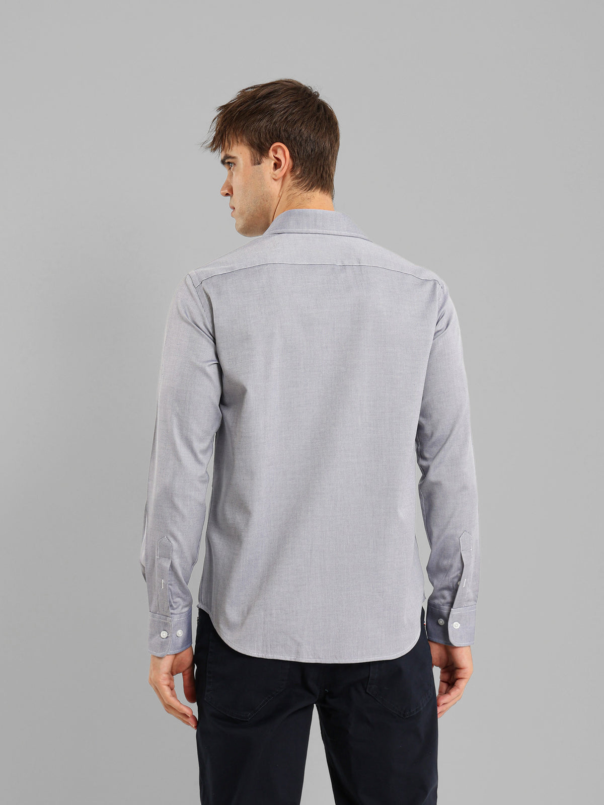Kent Collar Shirt with French Placket