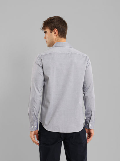 Kent Collar Shirt with French Placket