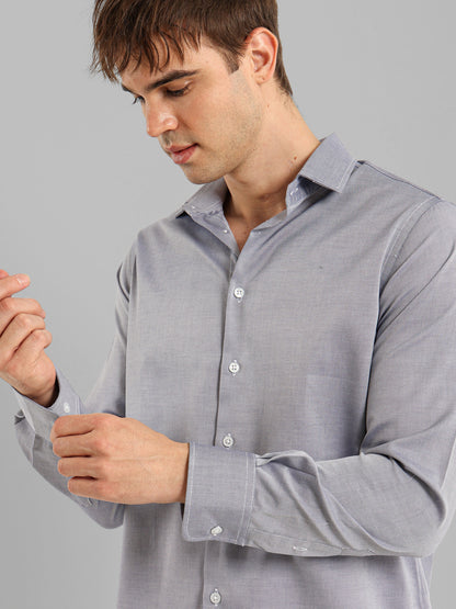 Kent Collar Shirt with French Placket