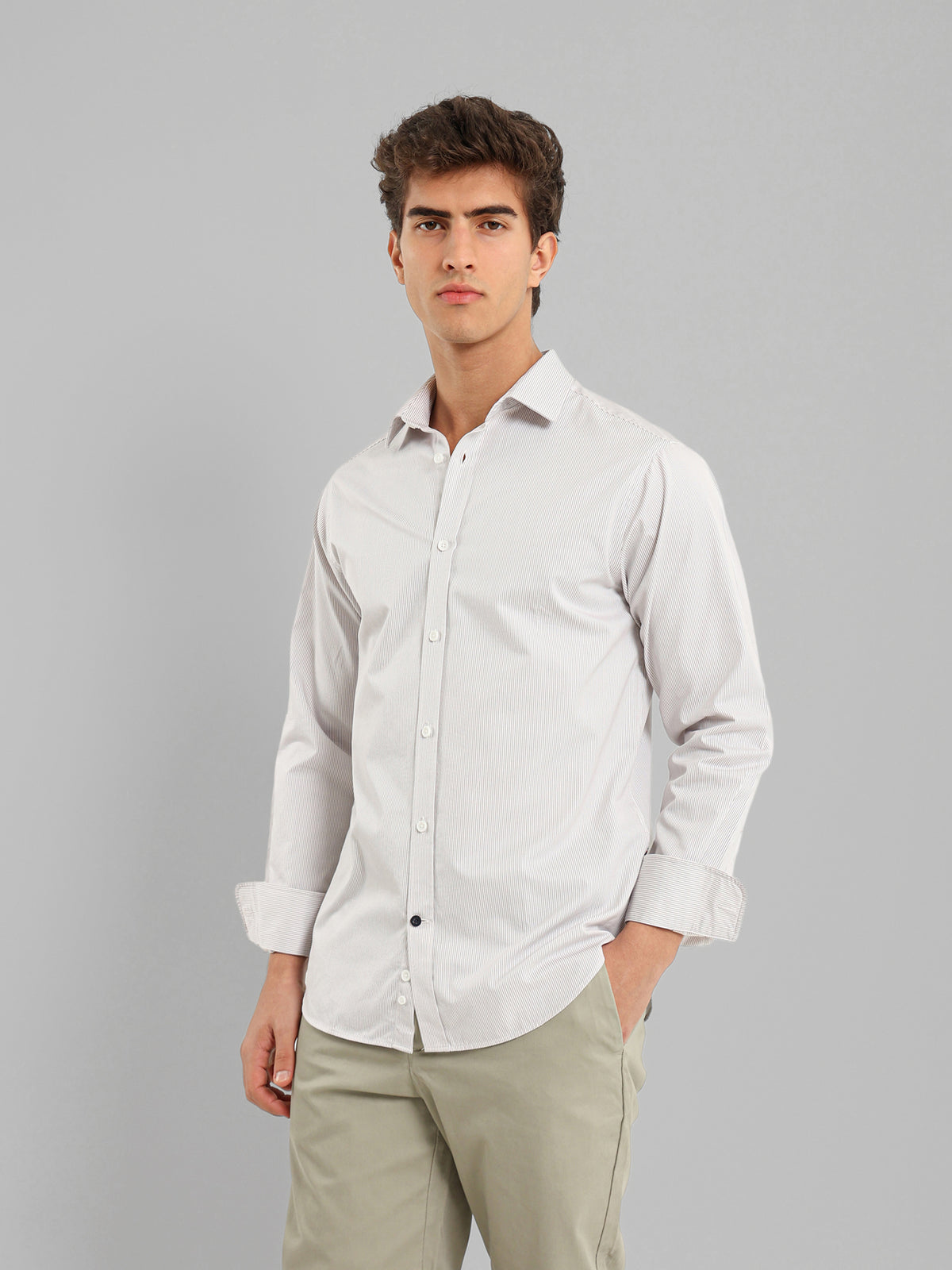 Kent Collar Twill Shirt