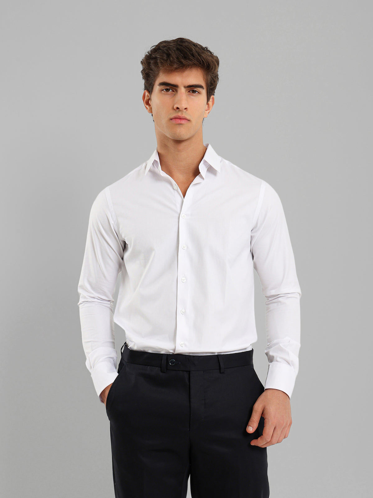 City Long Sleeve Kent Collar Shirt