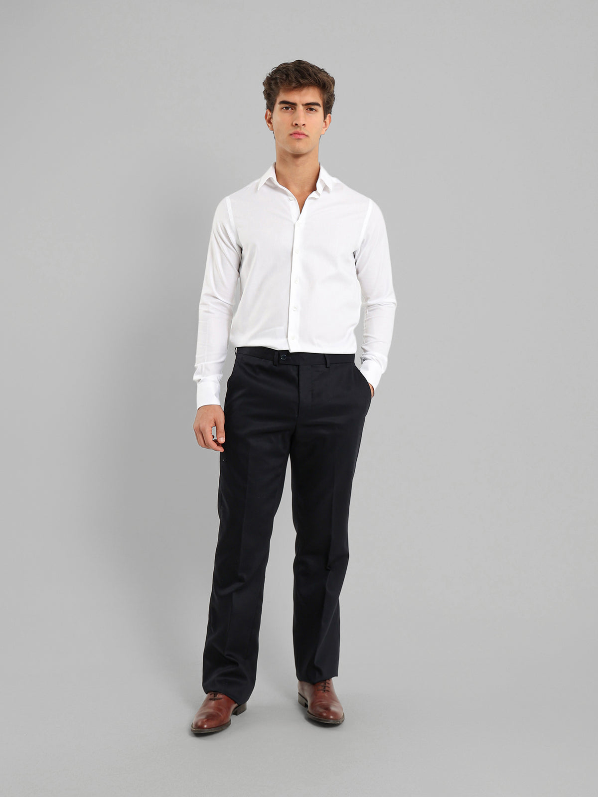 City Shirt with Kent Collar and French Placket