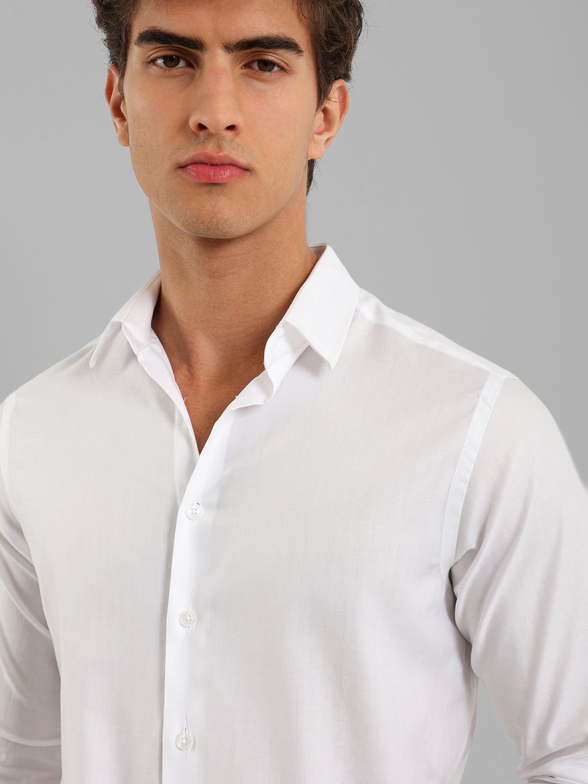 City Shirt with Kent Collar and French Placket
