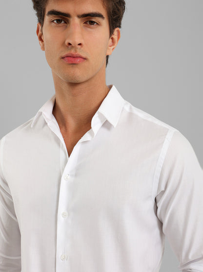 City Shirt with Kent Collar and French Placket