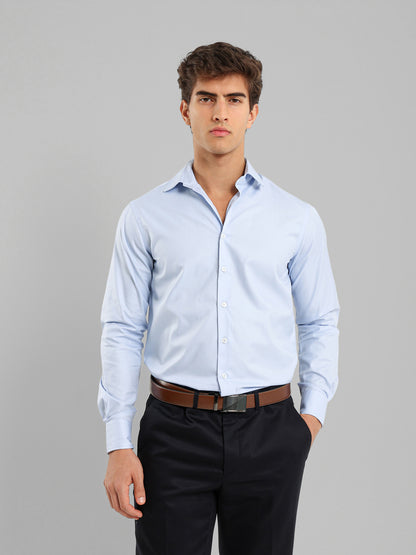 Semi-Dressed Short Sleeve Kent Collar Shirt