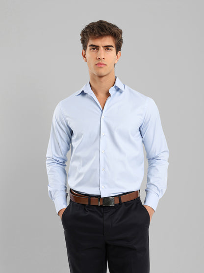 Semi-Dressed Short Sleeve Kent Collar Shirt