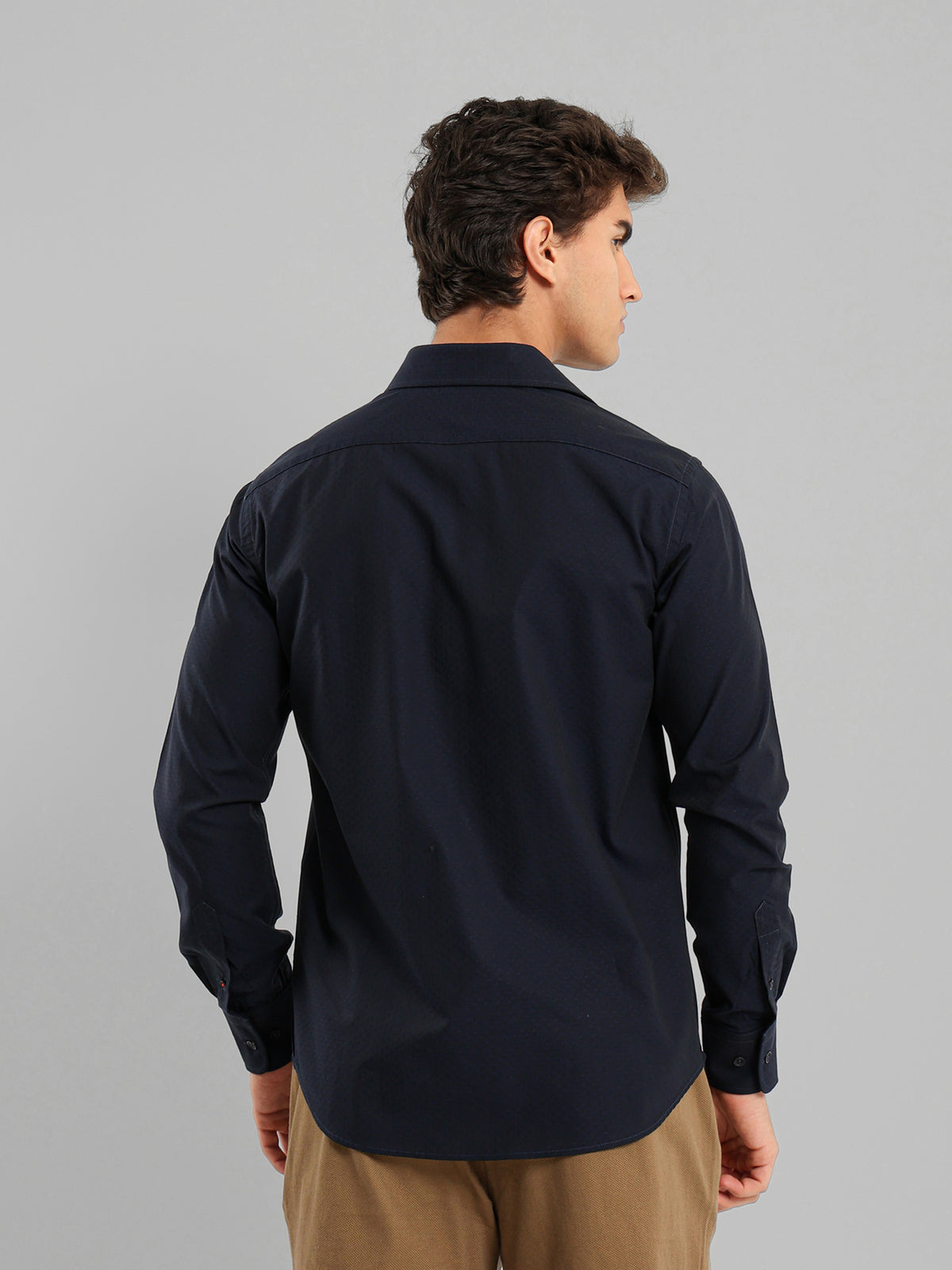 Kent Collar Jacquard Shirt