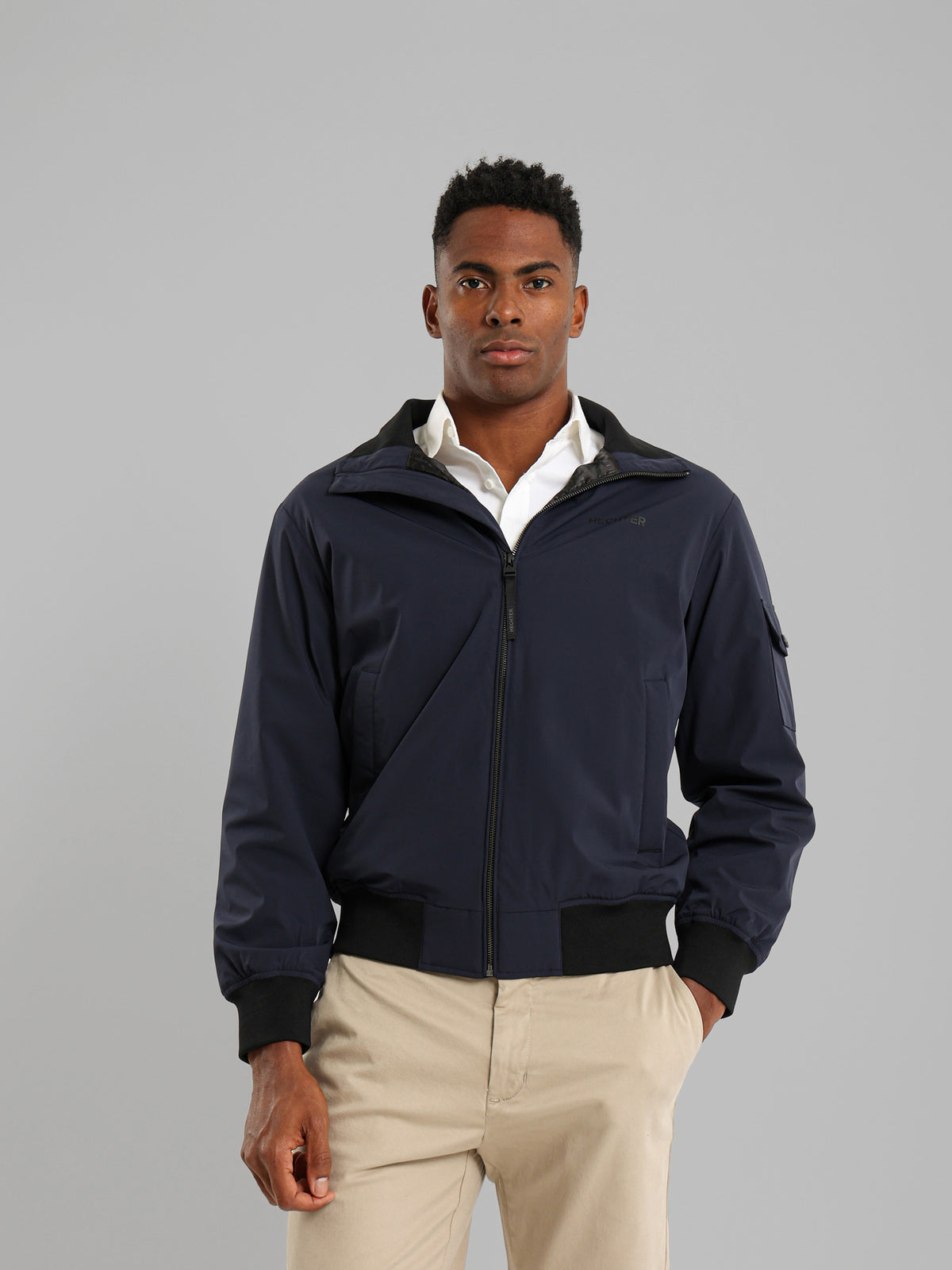 Casual Solid Parka