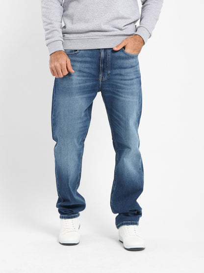 Washed Denim Pants
