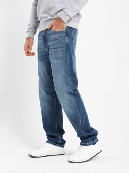 Washed Denim Pants