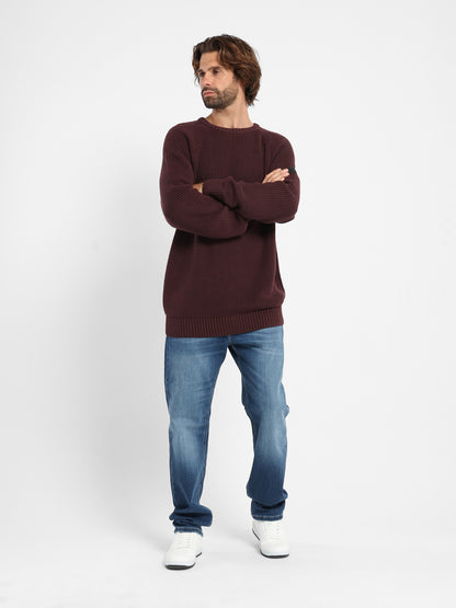 Round Neck Knit Sweater