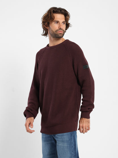 Round Neck Knit Sweater