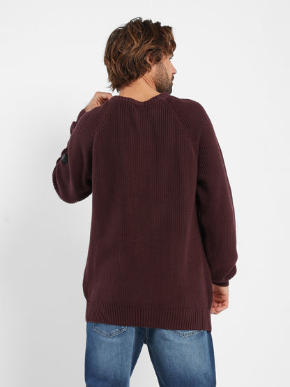Round Neck Knit Sweater