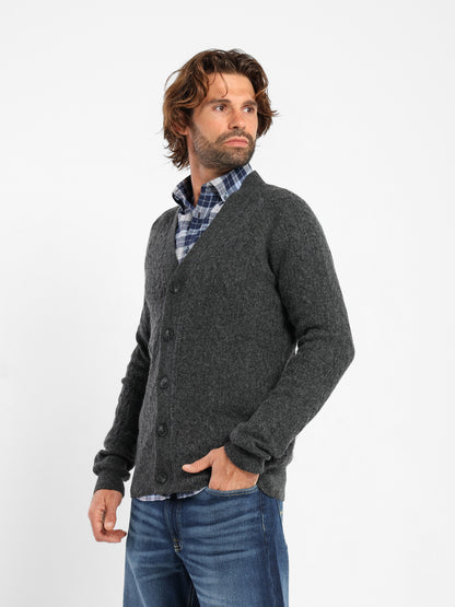 Cable Knit Button Cardigan